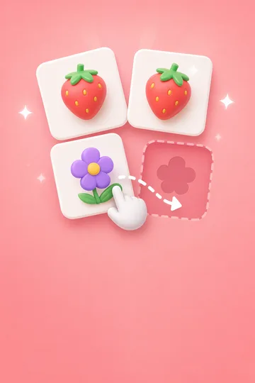 Matching game tile